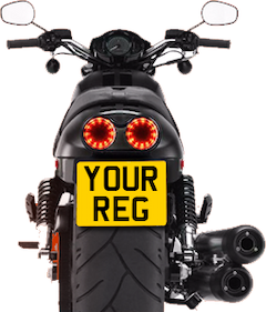 Premium motorcycle number plates by Bike Plates Direct